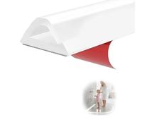 bechoanigel Strisce autoadesive per doccia, protezione contro le sovratensioni, strisce impermeabili per bagno e cucina, strisce impermeabili per soglie, colore bianco, 2 m