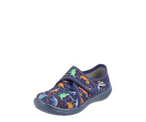 BECK Ciabatta 'Dinosaurier' blu / arancione / nero Bambini BECK 33