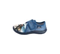 BECK Ciabatta 'Spinosaurus' blu denim / antracite / pietra / bianco Bambini BECK 26