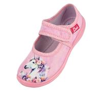 BECK Scarpina primi passi 'Fairy Horse' giallo / lavanda / rosa / bianco, Taglia 30