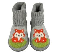 Beck Füchslein, Ciabatte Unisex-Bambini, Grigio, 25 EU