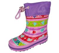 BECK Stivale di gomma 'Joy' verde / lilla / rosa / rosso, Taglia 26