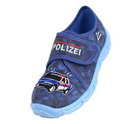 Beck Polizei, Pantofole a Collo Basso Bambini e Ragazzi, Blu, 36 EU