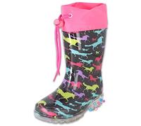 Beck Ragazza Blinking Horses Rain Boot, multicolore, 35 EU