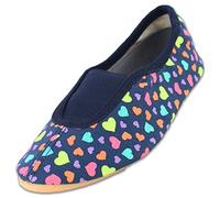 Beck Ragazze Hearts, RST Slipper, Blu scuro, 30 EU