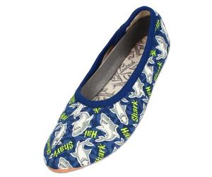 Beck - Shark Blau, Pantofole A Casa per bambini e ragazzi