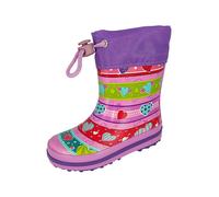 BECK Stivale di gomma 'Joy' verde / lilla / rosa / rosso, Taglia 18