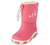 Beck Stivali da bambina con stelle lampeggianti, rosa., 34/35 EU
