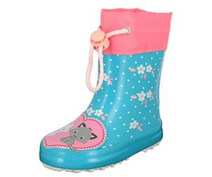 Beck Wellington Boots, Stivali in Gomma Bambina, Turchese, 24 EU