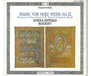 BECKER PETER (basso) - Music for Holy Week Vol 2