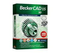 BeckerCAD 15 - 3D software for home design, architecture, engineering and more, compatible with AutoCAD, Lifetime License for Win 11, 10, 8.1, 7