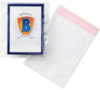 Beckett Shield - Buste per carte di dimensioni standard, richiudibili da 100 ct, lisce e resistenti, compatibili con carte Pokemon, Yugioh e Magic the Gathering