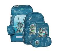 BECKMANN Active Air FLX Schoolbag Set 6-teilig 20-25L Jungle Game