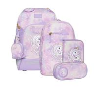 BECKMANN, Active Air FLX - Zaino per la scuola, 6 pezzi, scuola elementare, con rivestimento antipioggia, 22 l