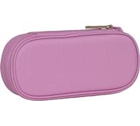 BECKMANN, Astuccio ovale per scuola, università, lavoro, astuccio con cerniera interna, rosa., Astuccio portachiavi