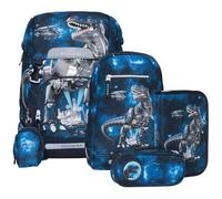 Beckmann Classic Schoolbag Set 6-teilig 22L Tech Rex