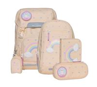 Beckmann Classic Schoolbag Set 6-teilig 22L Yellow Heart