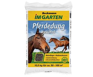 Beckmann Pferdedung gekörnt 10,5 kg Wirtschaftsdünger Universaldünger Pflanze