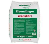 25 kg di concime di ferro granulare Beckmann 2-4mm per ca. 900m²