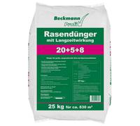 25 kg fertilizzante per prato a lunga durata 20+5+8 Beckmann per ca. 830m²