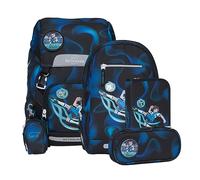Beckmann zaino della scuola Classic Schoolbag Set 6 -pezzi 22L Magic League nero