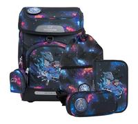 Beckmann zaino della scuola Plus Air Schoolbag 7 teilig Ninja Elements nero