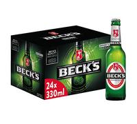 Beck's Birra Pils 5% Alcool, Confezione da 24 bottiglie da 330 ml