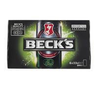 Beck's Pils, Birra Lattina, Confezione da da 6x33cl