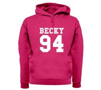 Becky 94 - Adulti Felpa/Maglione - Sing Cantante Testo Ventola Love Tour