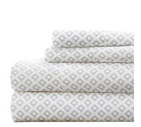 Becky Cameron Linen Market Set di lenzuola, grigio, king size