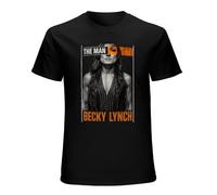 Becky Lynch The Man Photo Mens Graphic Short Sleeve Casual T Shirt Size L