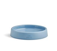 Beco Ciotola per gatti, ciotola stabile per cibo e acqua, plastica riciclata, base in gomma antiscivolo, piatti per alimentazione adatti ai baffi, blu marino