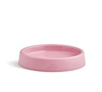 Beco Ciotola per gatti, ciotola stabile per cibo e acqua, plastica riciclata, base in gomma antiscivolo, piatti per alimentazione adatti ai baffi, rosa confetto