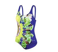 Beco Costume da Bagno da Donna, Coppa B Tropical Heat Multicolore, Blu, 40 EU