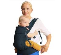Beco Gemini 2.0 Marsupio Neonato e Bambino (3-15 kg) con Supporto M-Cloud™ - 4 Posizioni, Ergonomico per lo Sviluppo dell'Anca, Regolabile per Mamma e Papà - Charcoal
