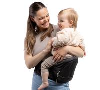 Beco Marsupio Seduta ad Anca Pieghevole, 4-in-1, 0-36 Mesi, Nero