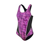 Beco Maxpower - Costume Intero da Donna, Donna, 6767, Rosso Lampone/Nero, 44