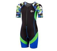 BECO-SEALIFE Shorty, Muta in Neoprene Unisex-Kids, Blu/Verde, 152
