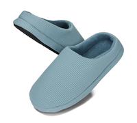BeComfy Pantofole da Uomo Comode Pantofole in Schiuma di Memoria Pantofole Leggere Antiscivolo 40-45 EU (Blu, Sistema Taglie Calzature EU, Adulto, Numero (range), Media, 44, 45)