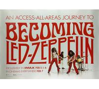 BECOMING LED ZEPPELIN Locandina Film 2025 Bianca A3/A4