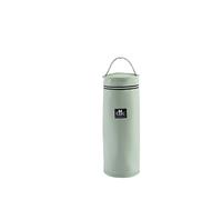 BeCool Elegante - Secchiello per bottiglie di champagne e champagne, altezza 33 cm, diametro 13 cm, bottiglia fino a un massimo di 2 litri, colore: verde menta