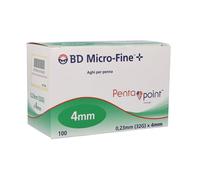 Becton Dickinson Ago Micro Fine G32 4mm, 100 Pezzi