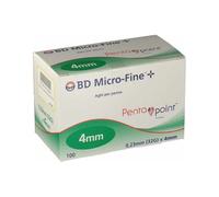 Becton Dickinson And Company Bd Micro-Fine Bd Microfine - 100 Aghi per penna 32G x 4mm