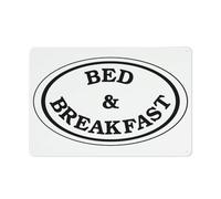 Bed &Amp; Breakfast Sign Safe Sign, segni all'aperto, 30,5 x 20,3 cm, cartello per casa, affari, vialetto di allarme