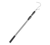 Bed Buddy Truck Tool Magnetic, 150cm Telescopic Bed Buddy Cargo Trucks Lightweight Stainless Steel | Telescoping Pull Pole, Multifunctional Roof Pole Hook, Heavy Duty High Bar Truck Tarpaulin Hook