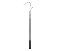 Bed Buddy Truck Tool, Telescopic Stainless Steel Cargo Grabber, Multifunctional Pull Pole with Roof Hook, Heavy-Duty Truck Tarpaulin and High Bar Use