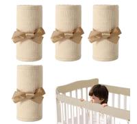 Bed Edge Guard - Cot Rail Protector | 2 Pieces Breathable Cotton Gauze