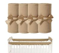 Bed Edge Guard - Cot Rail Protector | 2 Pieces Breathable Cotton Gauze