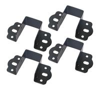 Bed Frame Brackets - 4 x Bed Brackets Heavy Duty, Beds Rail Bracket Tool Set, Cold Rolled Steel Headboard Attachment Kit, Sophisticated Mounting Bracket For Beds Frame Headboard Footboard