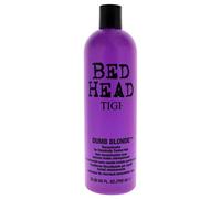 Bed Head by TIGI Dumb Blonde Balsamo, 750ml | Cura professionale da salone per capelli biondi, decolorati e colorati, tratta capelli secchi e danneggiati con cheratina
